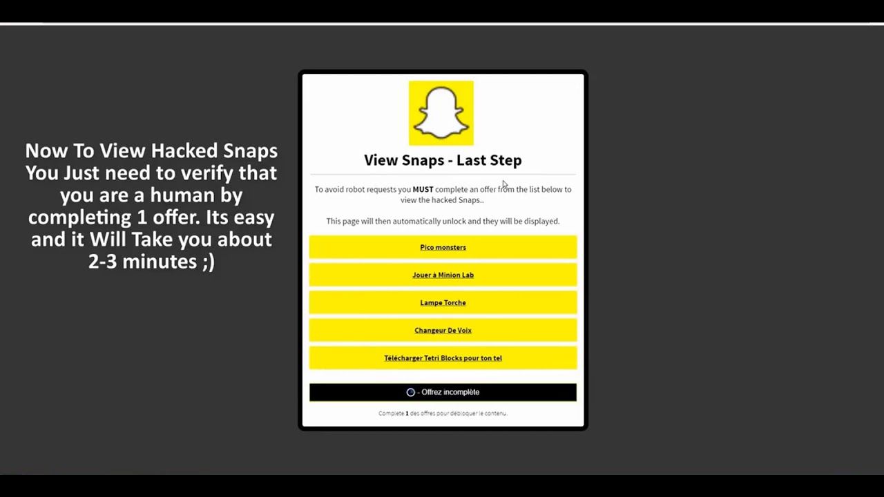 snapchat password hack for android
